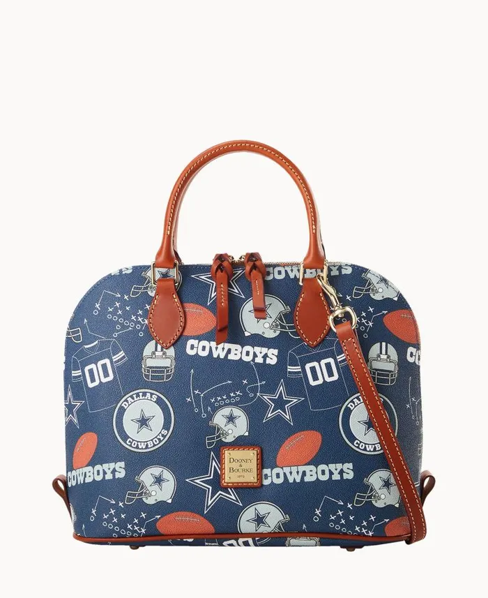 Dooney and Bourke NFL Cowboys Zip Zip Satchel Cowboys WomenMen Satchels