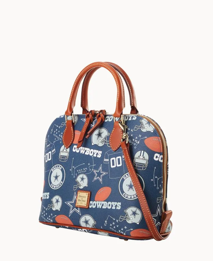 Dooney and Bourke NFL Cowboys Zip Zip Satchel Cowboys WomenMen Satchels