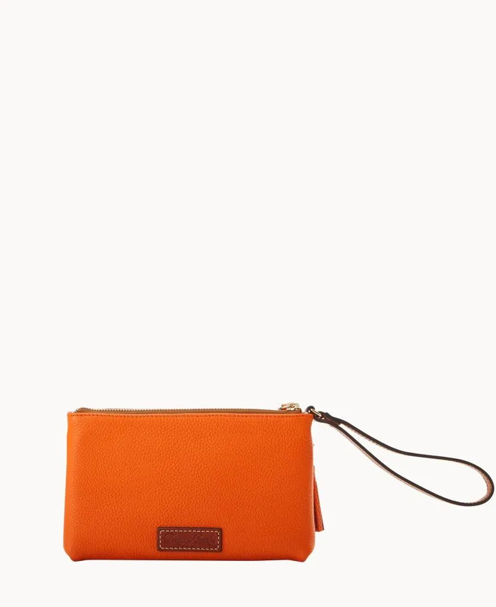 Dooney and Bourke NFL Dolphins Double Zip Wristlet Dolphins WomenMen Wallets Dooney and Bourke NFL Dolphins Double Zip Wristlet Dolphins WomenMen Wallets