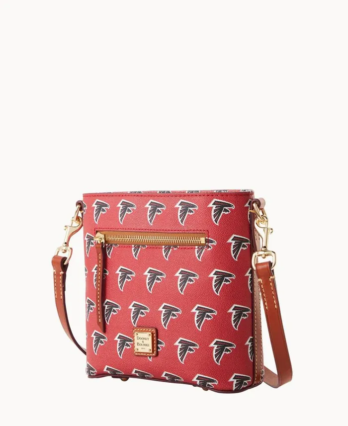 Dooney and Bourke NFL Falcons Small Zip Crossbody Falcons WomenMen Crossbodies Dooney and Bourke NFL Falcons Small Zip Crossbody Falcons WomenMen Crossbodies