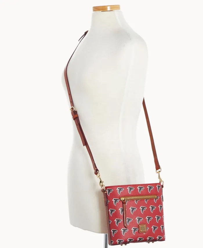 Dooney and Bourke NFL Falcons Small Zip Crossbody Falcons WomenMen Crossbodies Dooney and Bourke NFL Falcons Small Zip Crossbody Falcons WomenMen Crossbodies