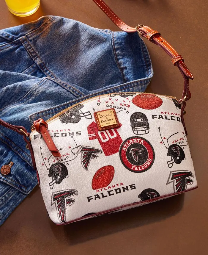 Dooney and Bourke NFL Falcons Suki Crossbody Falcons WomenMen Crossbodies