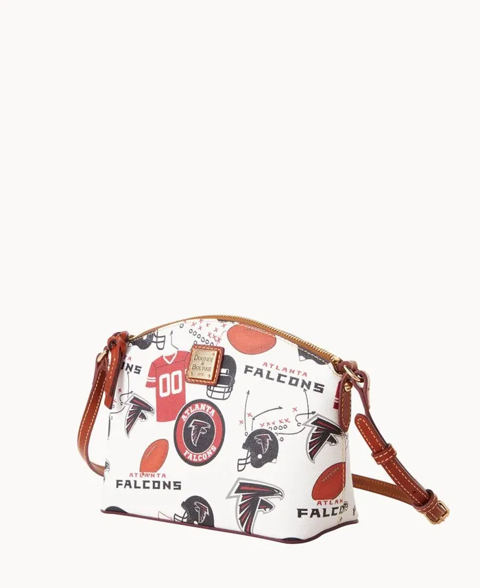 Dooney and Bourke NFL Falcons Suki Crossbody Falcons WomenMen Crossbodies