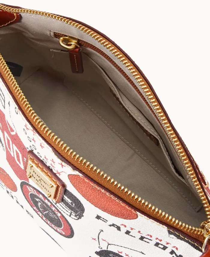 Dooney and Bourke NFL Falcons Suki Crossbody Falcons WomenMen Crossbodies