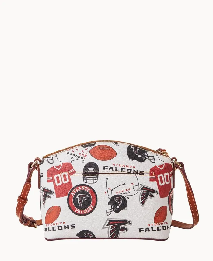 Dooney and Bourke NFL Falcons Suki Crossbody Falcons WomenMen Crossbodies