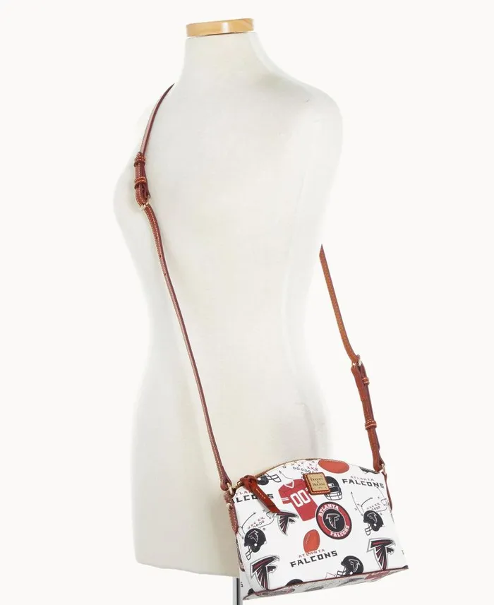 Dooney and Bourke NFL Falcons Suki Crossbody Falcons WomenMen Crossbodies