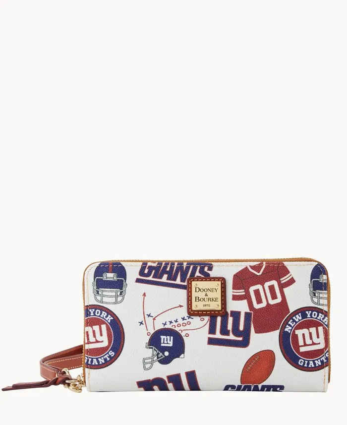 Dooney and Bourke NFL Giants Large Zip Around Wristlet Giants WomenMen Wallets Dooney and Bourke NFL Giants Large Zip Around Wristlet Giants WomenMen Wallets