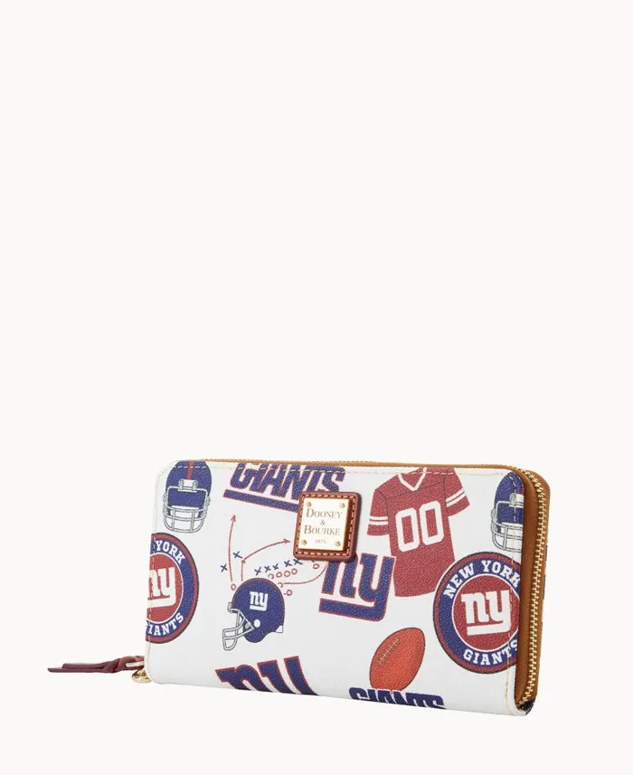 Dooney and Bourke NFL Giants Large Zip Around Wristlet Giants WomenMen Wallets Dooney and Bourke NFL Giants Large Zip Around Wristlet Giants WomenMen Wallets
