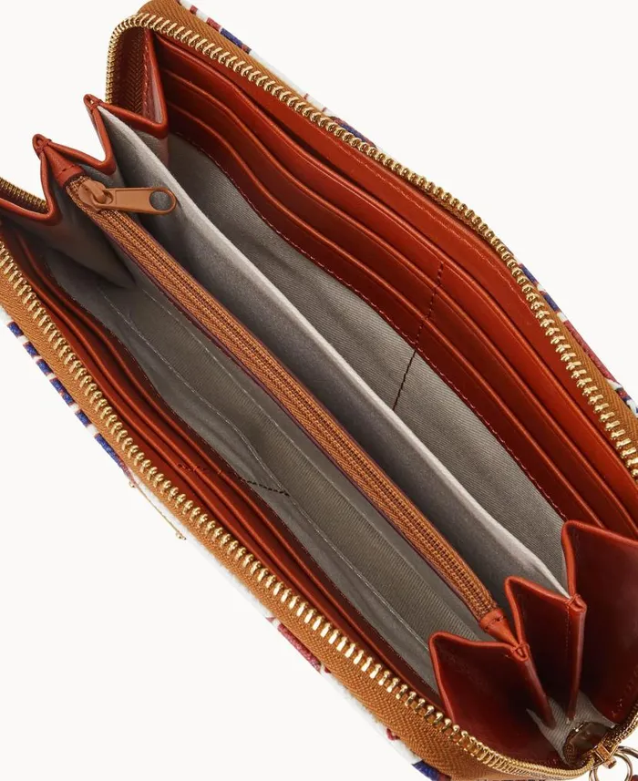 Dooney and Bourke NFL Giants Large Zip Around Wristlet Giants WomenMen Wallets Dooney and Bourke NFL Giants Large Zip Around Wristlet Giants WomenMen Wallets