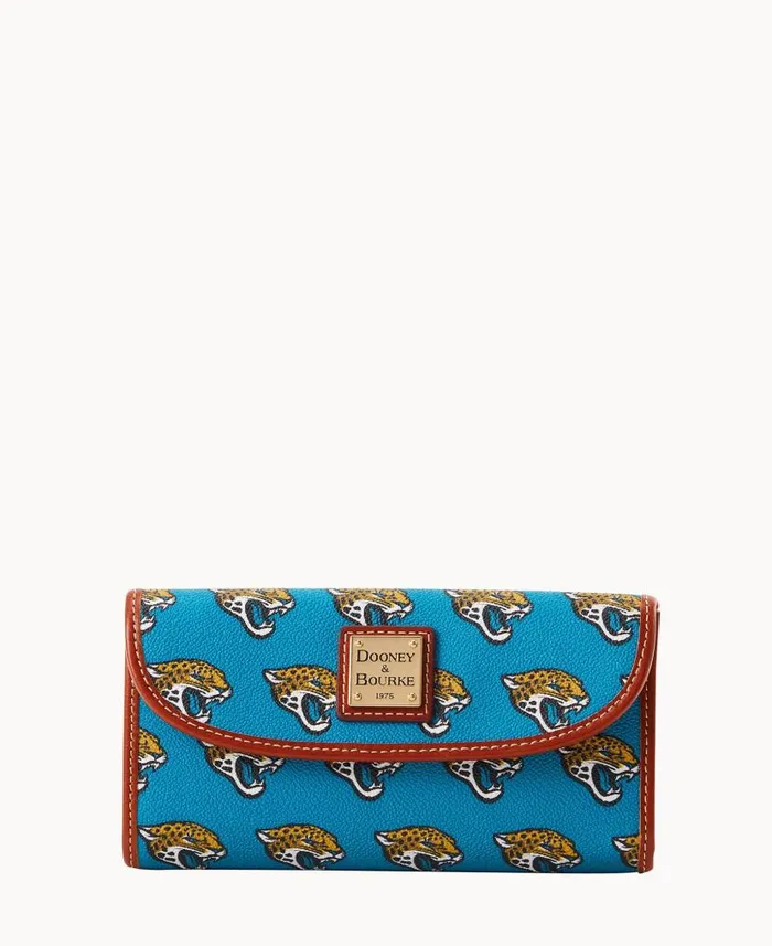 Dooney and Bourke NFL Jaguars Continental Clutch Jaguars WomenMen Wallets