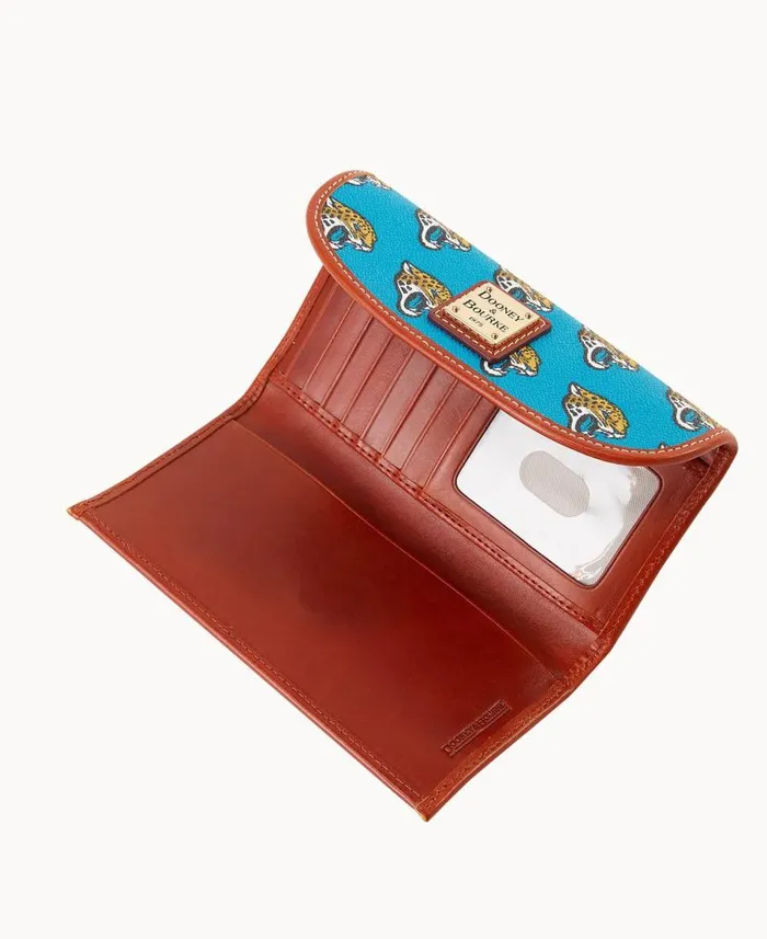 Dooney and Bourke NFL Jaguars Continental Clutch Jaguars WomenMen Wallets