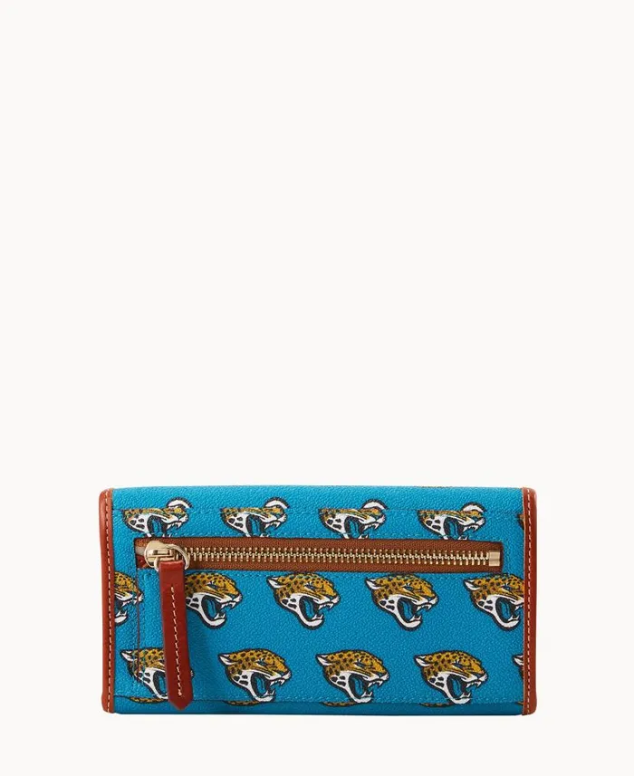 Dooney and Bourke NFL Jaguars Continental Clutch Jaguars WomenMen Wallets
