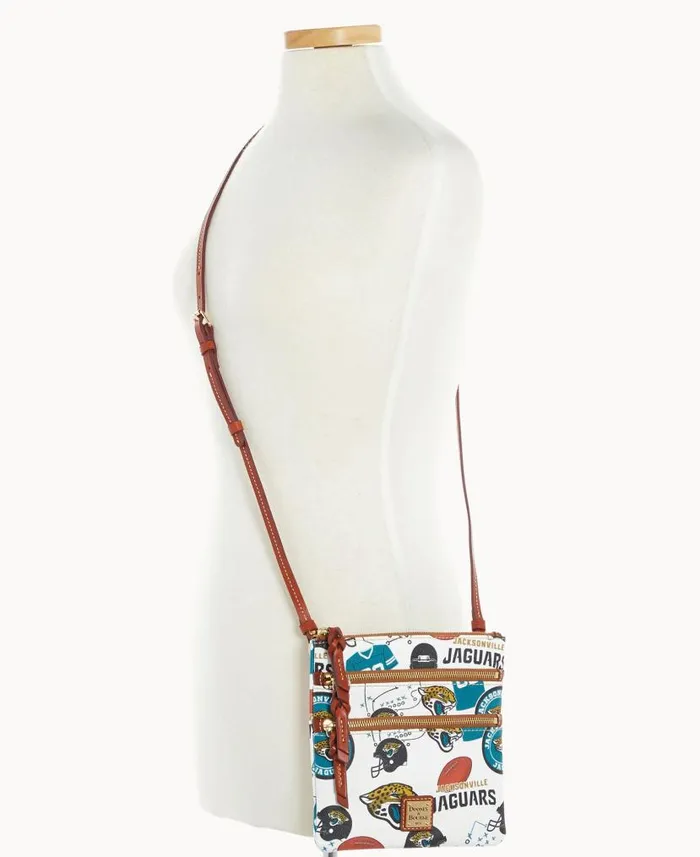 Dooney and Bourke NFL Jaguars N S Triple Zip Crossbody Jaguars WomenMen Crossbodies Dooney and Bourke NFL Jaguars N S Triple Zip Crossbody Jaguars WomenMen Crossbodies