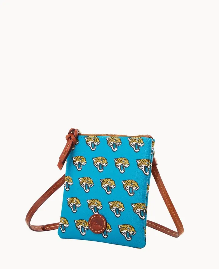 Dooney and Bourke NFL Jaguars Small North South Top Zip Crossbody Jaguars WomenMen Crossbodies Dooney and Bourke NFL Jaguars Small North South Top Zip Crossbody Jaguars WomenMen Crossbodies