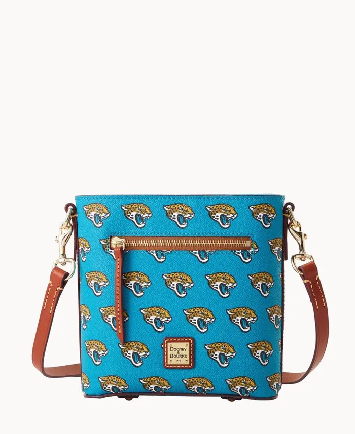 Dooney and Bourke NFL Jaguars Small Zip Crossbody Jaguars WomenMen Crossbodies Dooney and Bourke NFL Jaguars Small Zip Crossbody Jaguars WomenMen Crossbodies