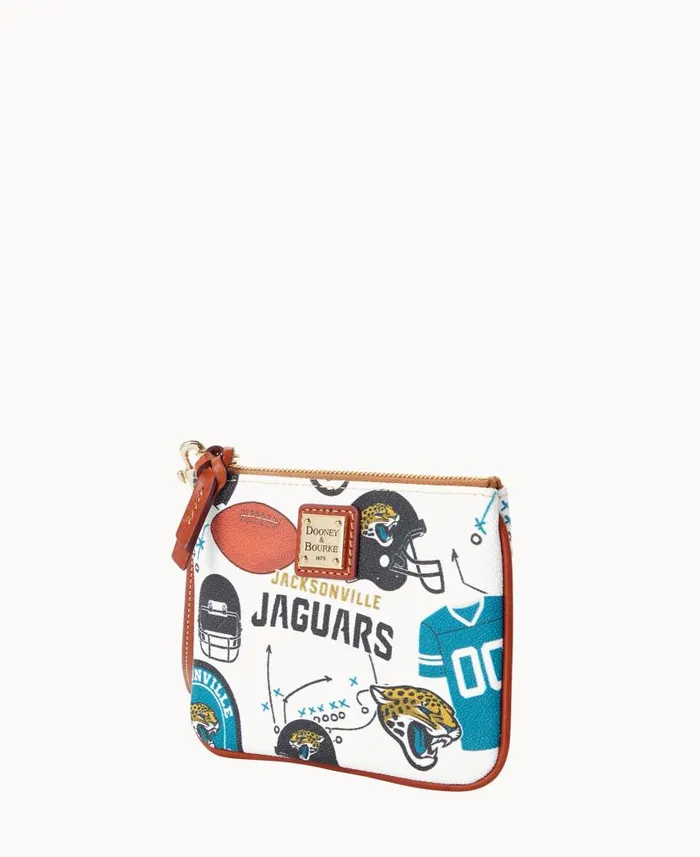 Dooney and Bourke NFL Jaguars Stadium Wristlet Jaguars WomenMen Wallets