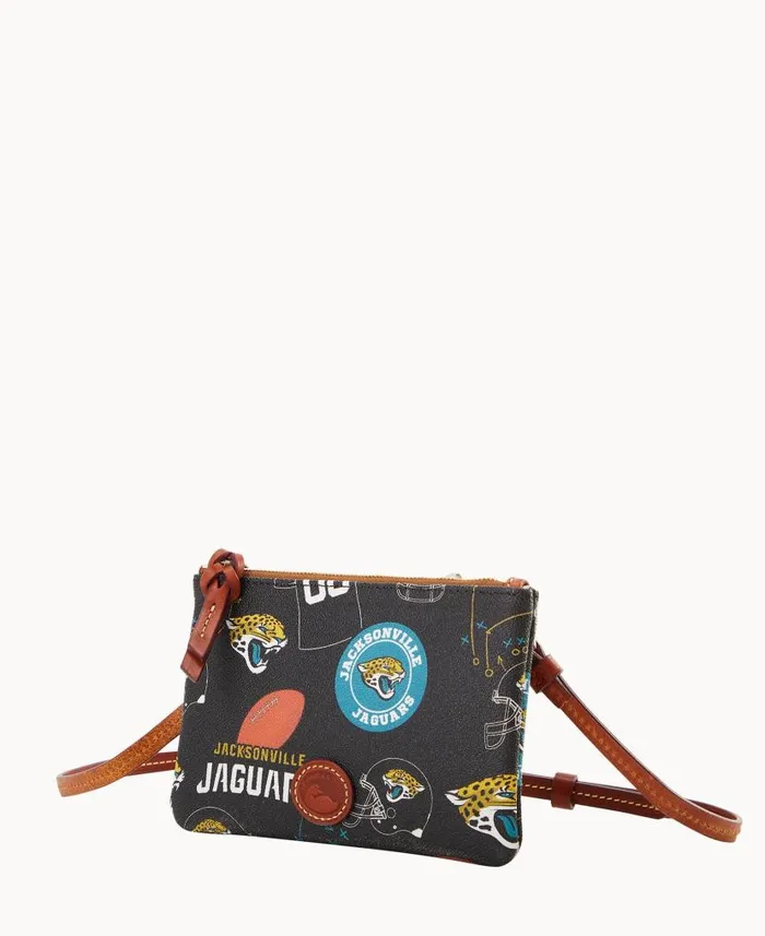 Dooney and Bourke NFL Jaguars Top Zip Crossbody Jaguars WomenMen Crossbodies Dooney and Bourke NFL Jaguars Top Zip Crossbody Jaguars WomenMen Crossbodies