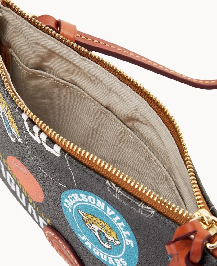 Dooney and Bourke NFL Jaguars Top Zip Crossbody Jaguars WomenMen Crossbodies Dooney and Bourke NFL Jaguars Top Zip Crossbody Jaguars WomenMen Crossbodies