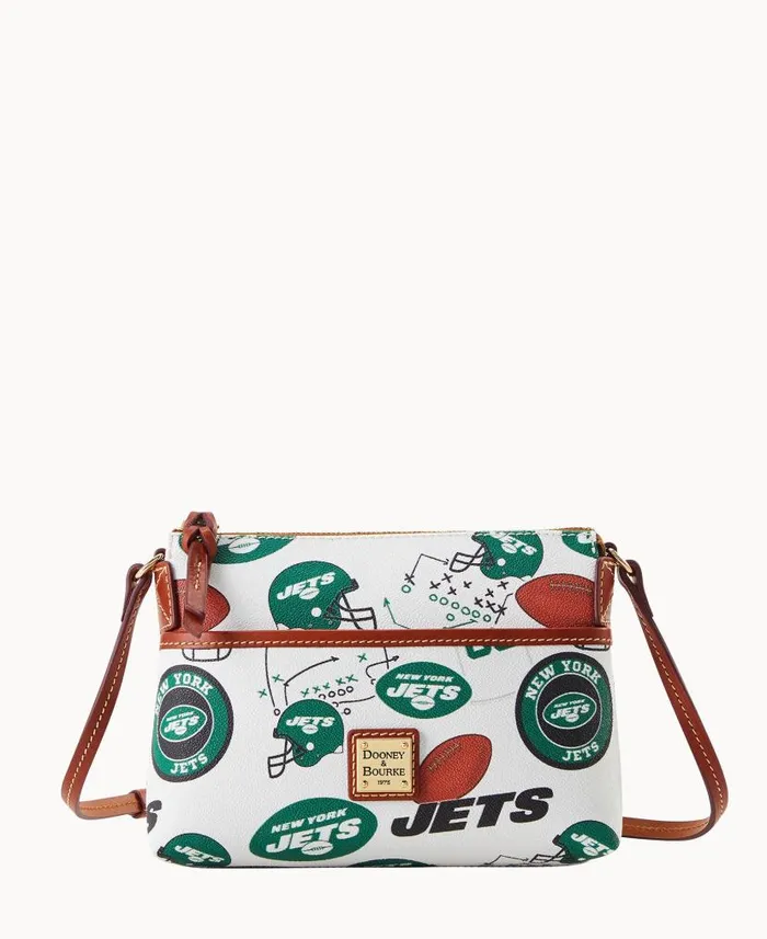 Dooney and Bourke NFL Jets Ginger Crossbody New York Jets WomenMen Crossbodies Dooney and Bourke NFL Jets Ginger Crossbody New York Jets WomenMen Crossbodies