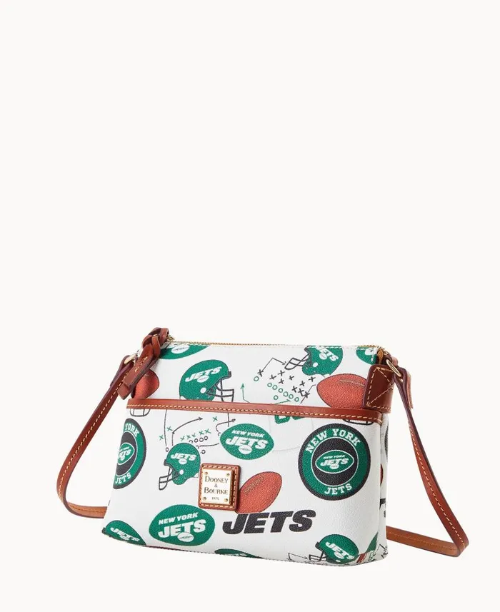 Dooney and Bourke NFL Jets Ginger Crossbody New York Jets WomenMen Crossbodies Dooney and Bourke NFL Jets Ginger Crossbody New York Jets WomenMen Crossbodies