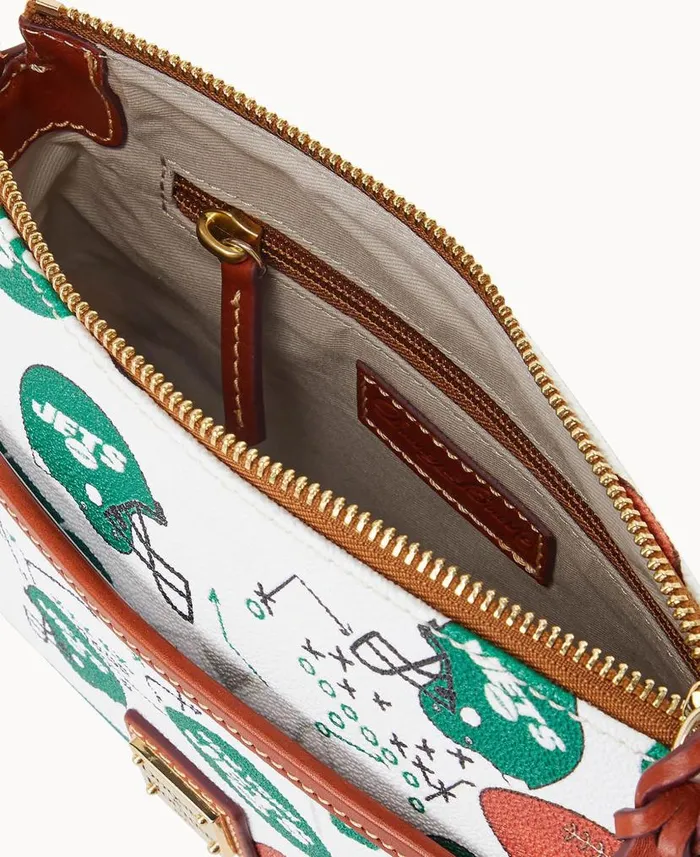 Dooney and Bourke NFL Jets Ginger Crossbody New York Jets WomenMen Crossbodies Dooney and Bourke NFL Jets Ginger Crossbody New York Jets WomenMen Crossbodies