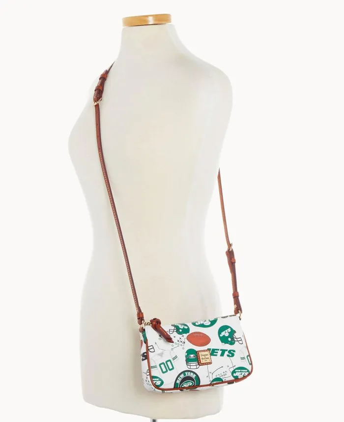 Dooney and Bourke NFL Jets Lexi Crossbody Sm Coin Case Jets WomenMen Crossbodies Dooney and Bourke NFL Jets Lexi Crossbody Sm Coin Case Jets WomenMen Crossbodies