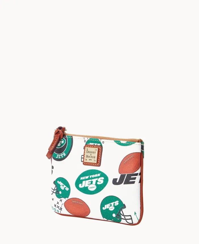 Dooney and Bourke NFL Jets Stadium Wristlet Jets WomenMen Wallets