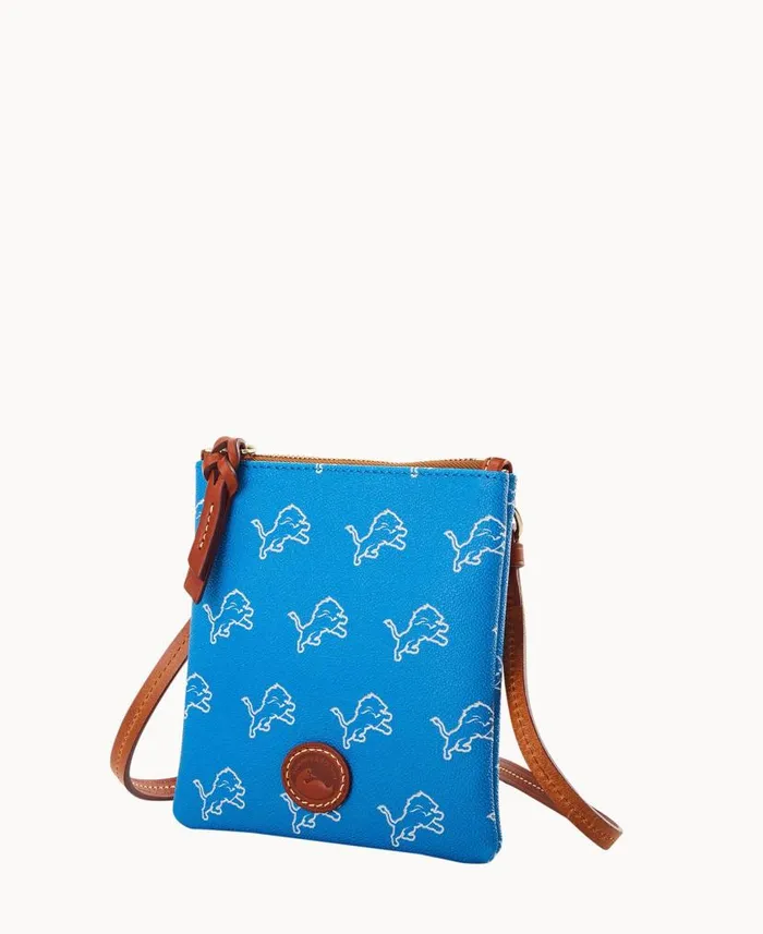 Dooney and Bourke NFL Lions Small North South Top Zip Crossbody Lions WomenMen Crossbodies Dooney and Bourke NFL Lions Small North South Top Zip Crossbody Lions WomenMen Crossbodies