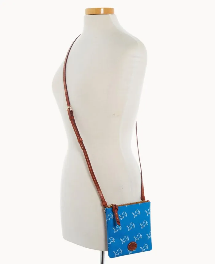 Dooney and Bourke NFL Lions Small North South Top Zip Crossbody Lions WomenMen Crossbodies Dooney and Bourke NFL Lions Small North South Top Zip Crossbody Lions WomenMen Crossbodies