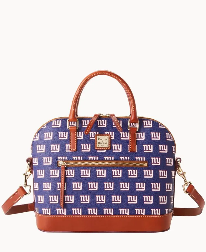 Dooney and Bourke NFL NY Giants Domed Zip Satchel Giants WomenMen Satchels