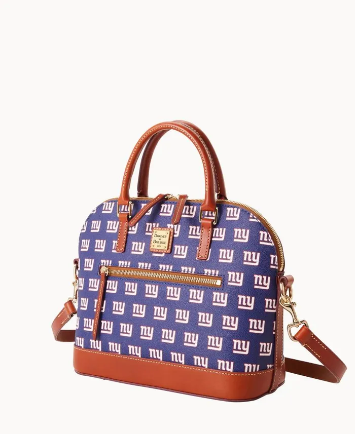 Dooney and Bourke NFL NY Giants Domed Zip Satchel Giants WomenMen Satchels