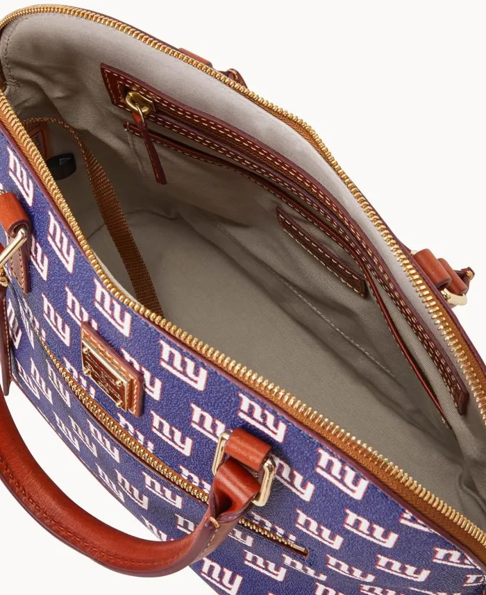 Dooney and Bourke NFL NY Giants Domed Zip Satchel Giants WomenMen Satchels
