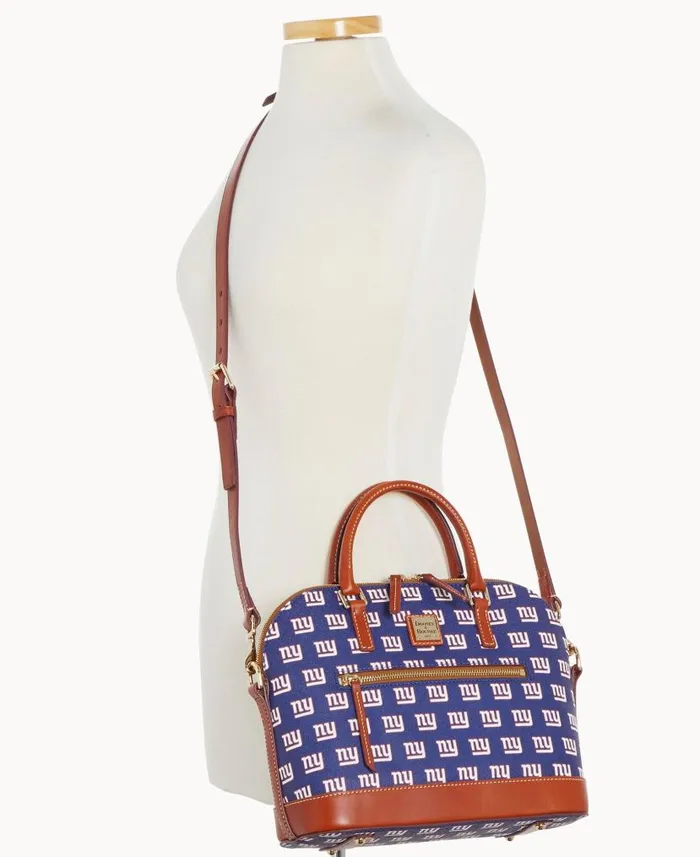 Dooney and Bourke NFL NY Giants Domed Zip Satchel Giants WomenMen Satchels