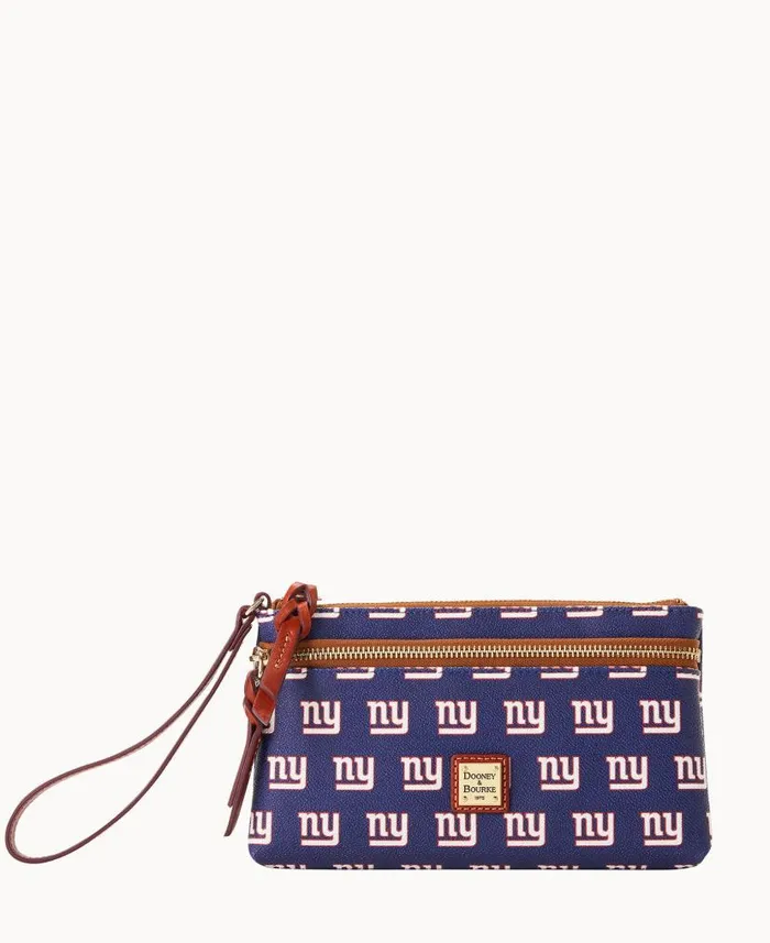 Dooney and Bourke NFL NY Giants Double Zip Wristlet New York Giants WomenMen Wallets Dooney and Bourke NFL NY Giants Double Zip Wristlet New York Giants WomenMen Wallets