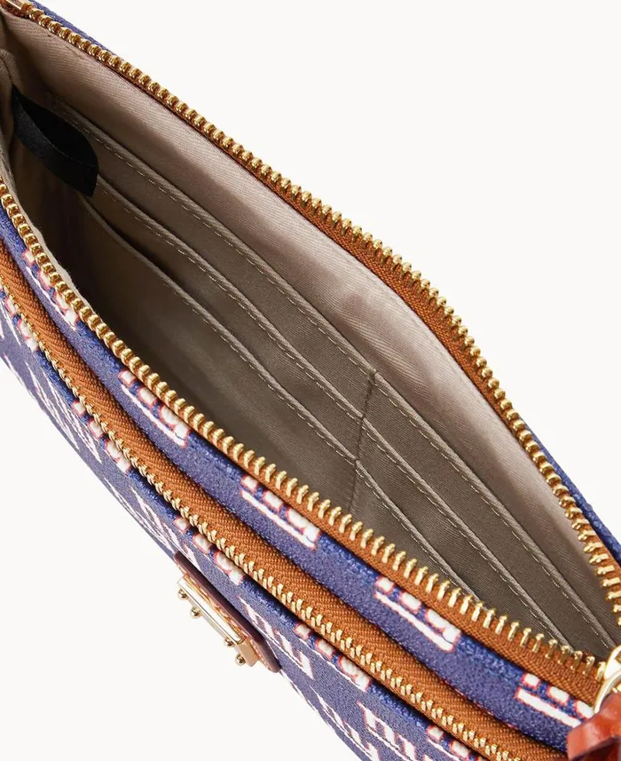 Dooney and Bourke NFL NY Giants Double Zip Wristlet New York Giants WomenMen Wallets Dooney and Bourke NFL NY Giants Double Zip Wristlet New York Giants WomenMen Wallets