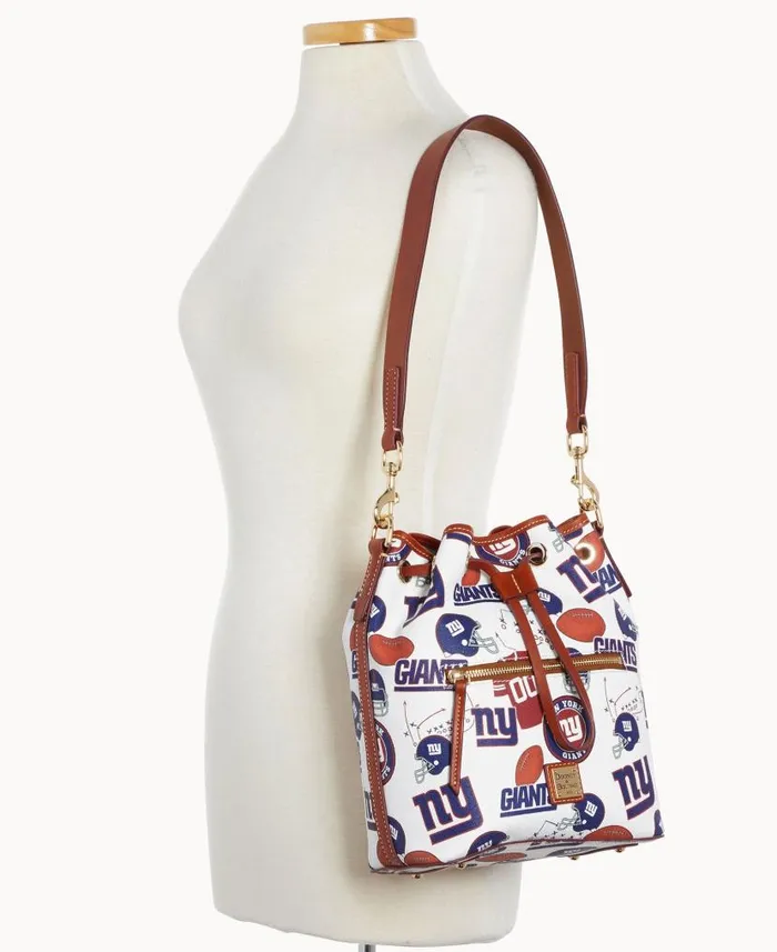 Dooney and Bourke NFL NY Giants Drawstring Giants WomenMen Shoulder Bags
