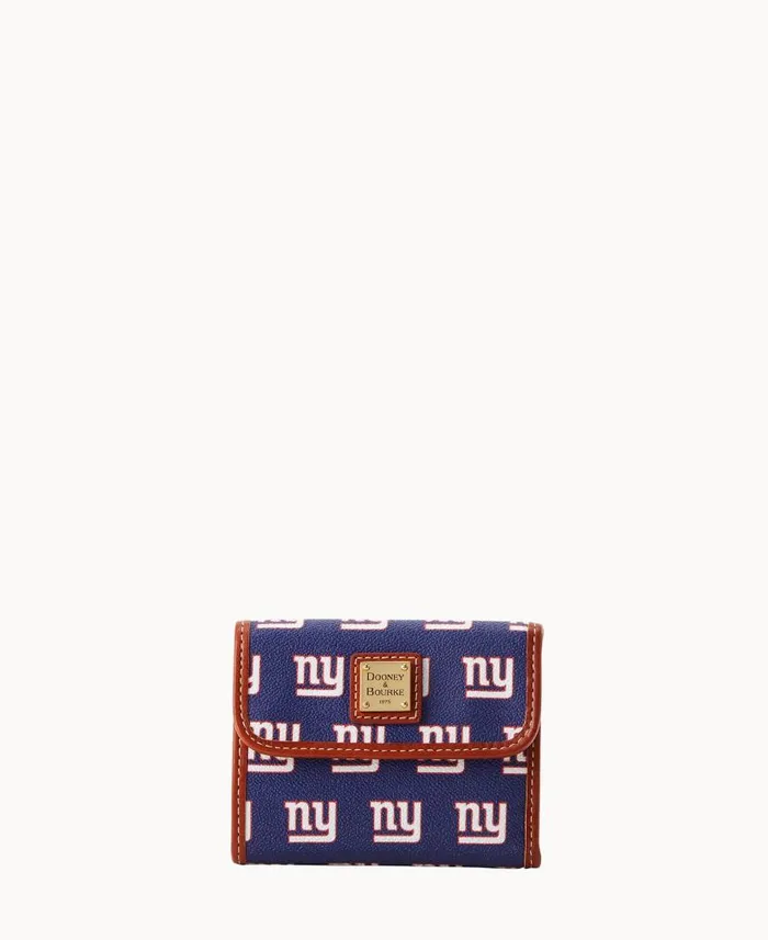 Dooney and Bourke NFL NY Giants Flap Credit Card Wallet Giants WomenMen Wallets Dooney and Bourke NFL NY Giants Flap Credit Card Wallet Giants WomenMen Wallets