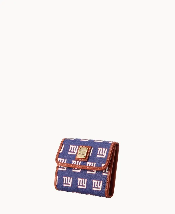 Dooney and Bourke NFL NY Giants Flap Credit Card Wallet Giants WomenMen Wallets Dooney and Bourke NFL NY Giants Flap Credit Card Wallet Giants WomenMen Wallets