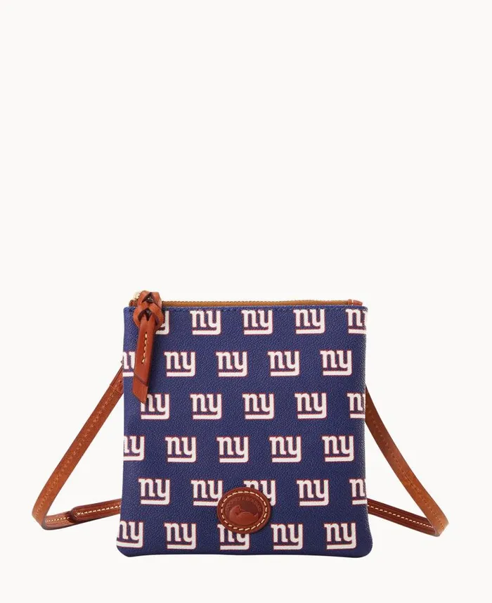 Dooney and Bourke NFL NY Giants Small North South Top Zip Crossbody Giants WomenMen Crossbodies Dooney and Bourke NFL NY Giants Small North South Top Zip Crossbody Giants WomenMen Crossbodies