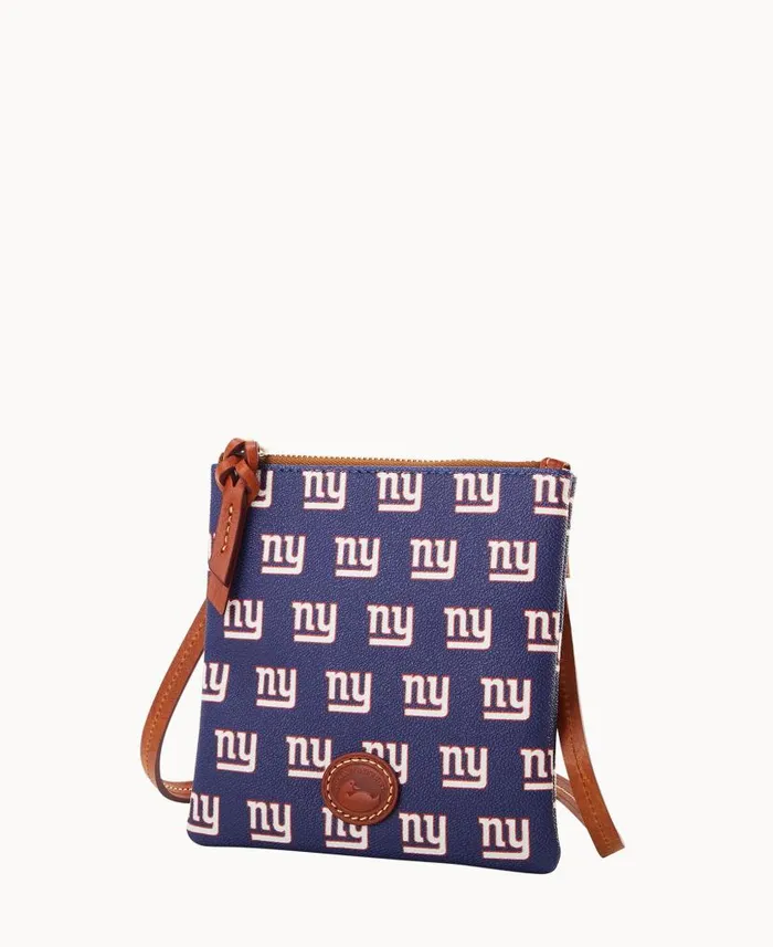 Dooney and Bourke NFL NY Giants Small North South Top Zip Crossbody Giants WomenMen Crossbodies Dooney and Bourke NFL NY Giants Small North South Top Zip Crossbody Giants WomenMen Crossbodies