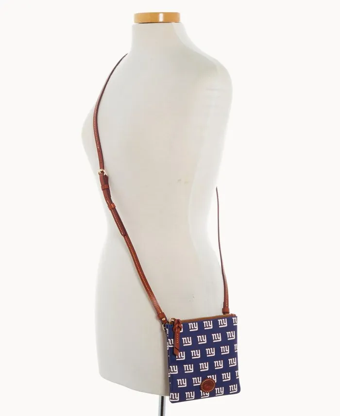 Dooney and Bourke NFL NY Giants Small North South Top Zip Crossbody Giants WomenMen Crossbodies Dooney and Bourke NFL NY Giants Small North South Top Zip Crossbody Giants WomenMen Crossbodies