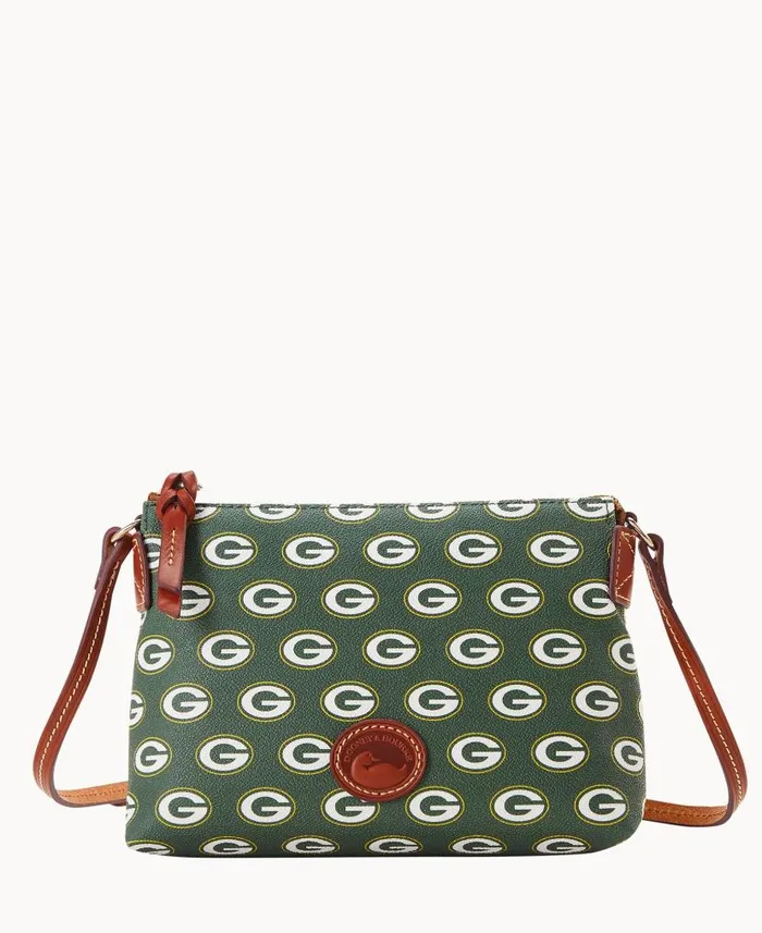 Dooney and Bourke NFL Packers Crossbody Pouchette Packers WomenMen Crossbodies Dooney and Bourke NFL Packers Crossbody Pouchette Packers WomenMen Crossbodies