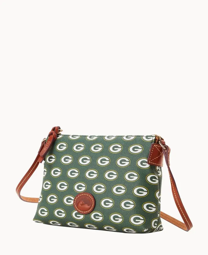 Dooney and Bourke NFL Packers Crossbody Pouchette Packers WomenMen Crossbodies Dooney and Bourke NFL Packers Crossbody Pouchette Packers WomenMen Crossbodies