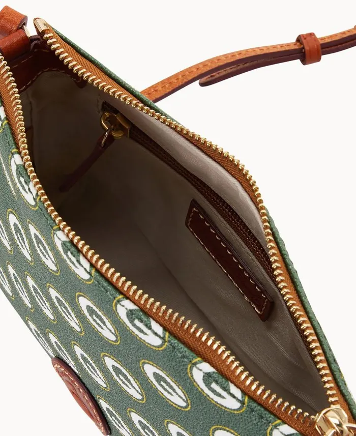 Dooney and Bourke NFL Packers Crossbody Pouchette Packers WomenMen Crossbodies Dooney and Bourke NFL Packers Crossbody Pouchette Packers WomenMen Crossbodies
