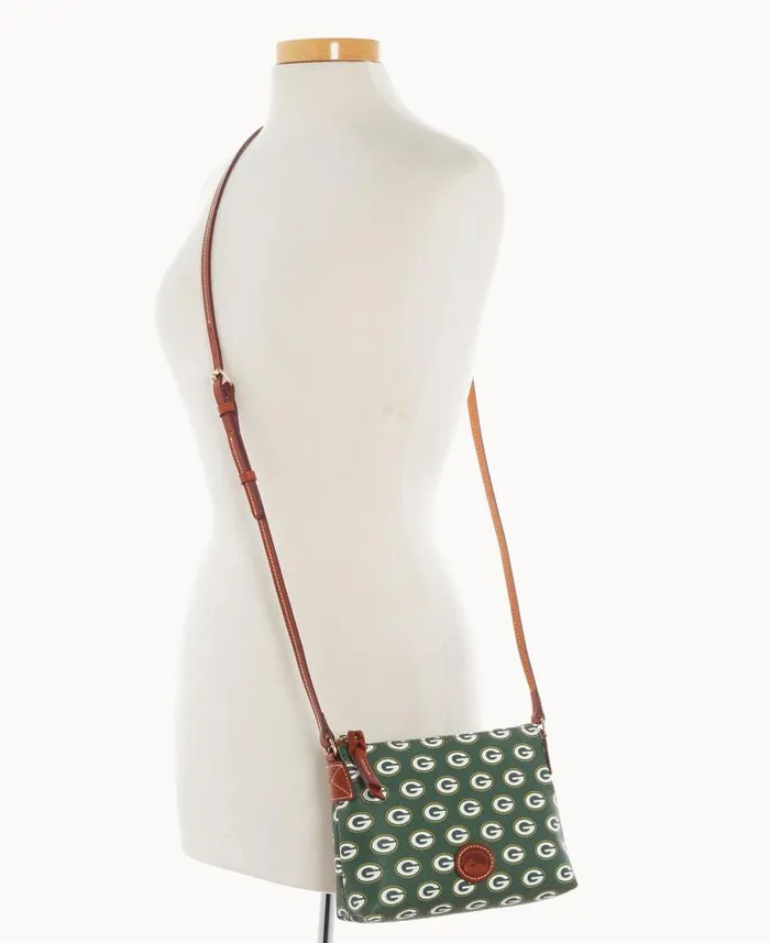 Dooney and Bourke NFL Packers Crossbody Pouchette Packers WomenMen Crossbodies Dooney and Bourke NFL Packers Crossbody Pouchette Packers WomenMen Crossbodies