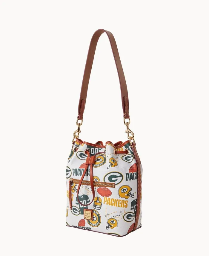 Dooney and Bourke NFL Packers Drawstring Packers WomenMen Shoulder Bags