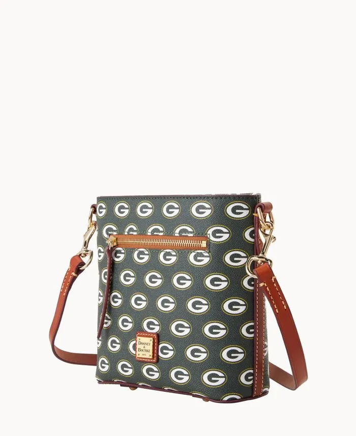 Dooney and Bourke NFL Packers Small Zip Crossbody Packers WomenMen Crossbodies Dooney and Bourke NFL Packers Small Zip Crossbody Packers WomenMen Crossbodies