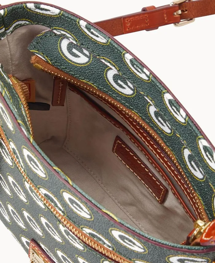 Dooney and Bourke NFL Packers Small Zip Crossbody Packers WomenMen Crossbodies Dooney and Bourke NFL Packers Small Zip Crossbody Packers WomenMen Crossbodies