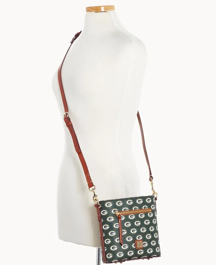 Dooney and Bourke NFL Packers Small Zip Crossbody Packers WomenMen Crossbodies Dooney and Bourke NFL Packers Small Zip Crossbody Packers WomenMen Crossbodies