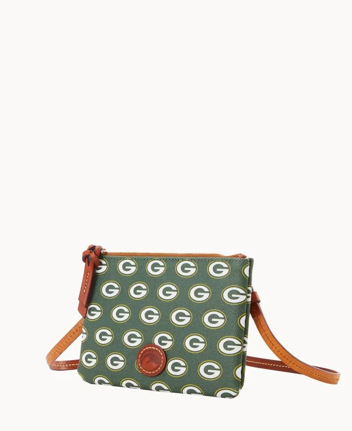 Dooney and Bourke NFL Packers Top Zip Crossbody Packers WomenMen Crossbodies Dooney and Bourke NFL Packers Top Zip Crossbody Packers WomenMen Crossbodies